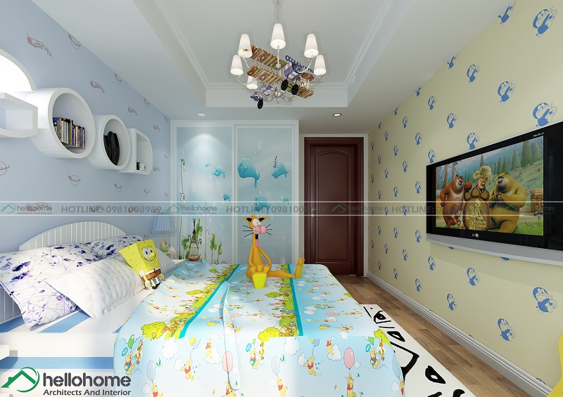 THIẾT KẾ CĂN HỘ 04 CHUNG CƯ LOUIS APARTMENT THANH HÓA – GĐ CHỊ OANH